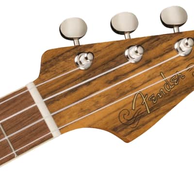 Fender Rincon Tenor Electro Ukulele, Rincon Aged Cognac Burst Incl Gig Bag image 6