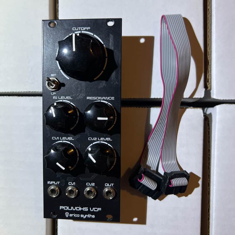Erica Synths Polivoks VCF (DIY Build) - Black image 1