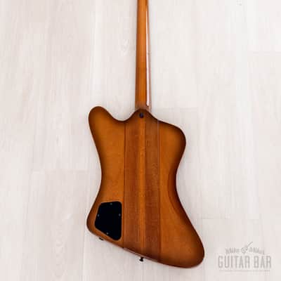 1999 Gibson Thunderbird IV Limited Edition Neck Through Bass Natural Burst w/ Case image 3