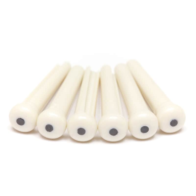 Graph Tech PP-1122-00 TUSQ Traditional-Style Acoustic Guitar Bridge Pins - 6-String image 1