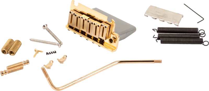 Fender American Series Stratocaster ('86-'07) Tremolo Bridge Assembly (Gold)