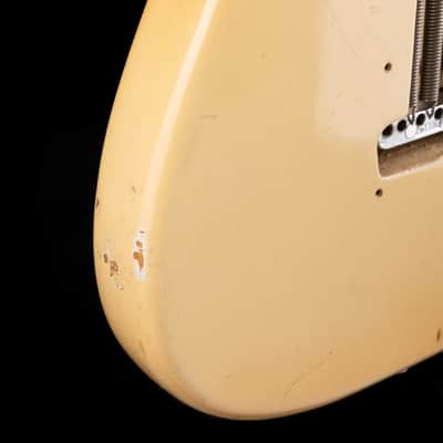 Vintage 1974 Fender Stratocaster Maple Fingerboard Olympic White With OHSC image 13