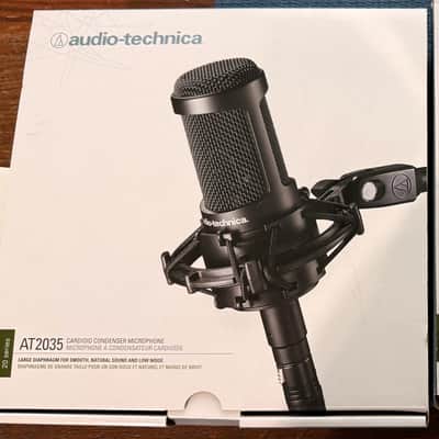 Audio-Technica AT2035 Large Diaphragm Cardioid Condenser Microphone 2010s - Black