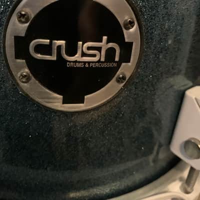Crush drum set chameleon 5 piece with Evan’s heads! Crush drums 2000’s image 5
