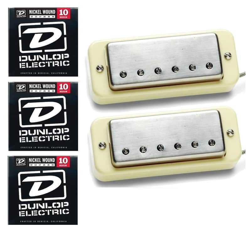 Seymour Duncan Antiquity II Mini Humbucker Nickel Pickup Set ( 3 FREE DUNLOP STRING SETS ) image 1