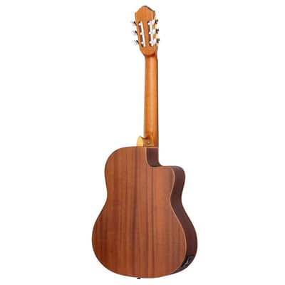 Ortega Family Series Pro Solid Top Acoustic-Electric Nylon Classical Guitar w/ Bag image 5