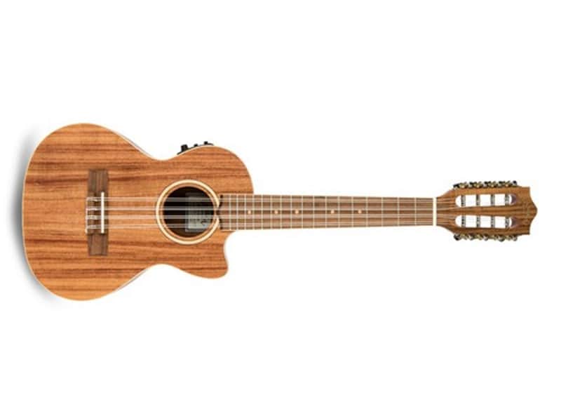 Lanikai ACST-8CET Acacia Solid Top 8-String Tenor Acoustic-Electric Ukulele image 1