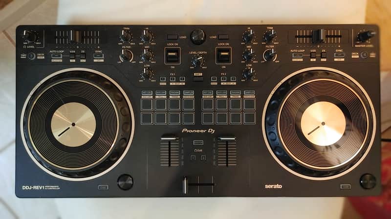 Pioneer DDJ-REV1 2-Channel DJ Controller 2022 - Present - Black image 1