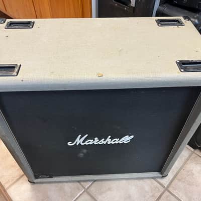 1987 Marshall 25/50 2551B Silver Jubilee 4x12 Straight Speaker Cabinet image 4
