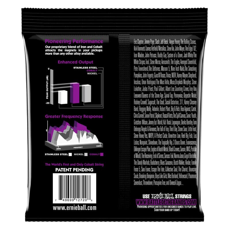 Ernie Ball Power Slinky Cobalt Electric Guitar Strings - 11-48 image 1