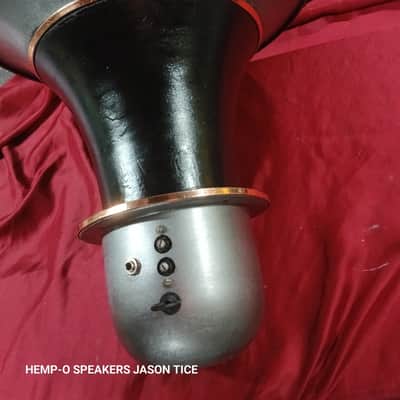 JENSEN  15.5" METAL HORN  6/6.5" DRIVER WWII HORN ???  GUITAR SPEAKER EFFECTS 1940s image 4