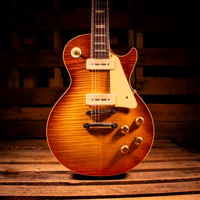 Gibson Custom M2M 1956 Les Paul Standard VOS Handpicked Top, Royal Tea Burst Top #8 64278 image 7