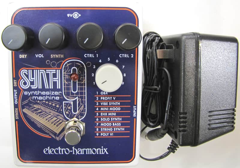 Used Electro-Harmonix EHX SYNTH9 Synthesizer Machine Guitar Pedal! Synth 9 image 1