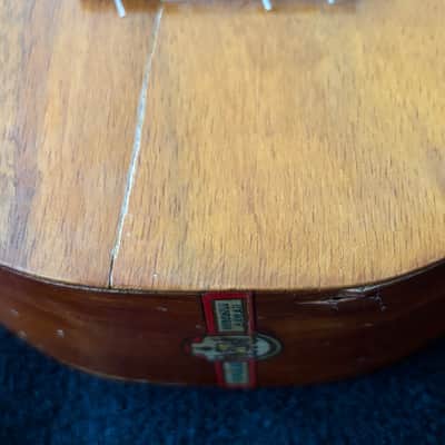 Extremely Rare Jonah Kumalae Hawaiian Solid Koa Soprano Ukulele with Cigar Label image 7