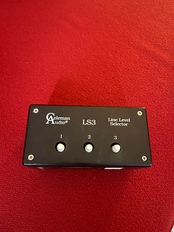 Coleman Audio LS3 Line Level Selector 2010s - Black image 1