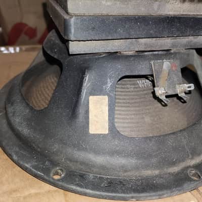 Vintage Fender 012742 12" 8 Ohm Speaker Pair from Super Twin - Tested, One Cone Repair image 3