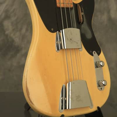original 1954 Fender Precision Bass Blonde w/Tweed case image 7