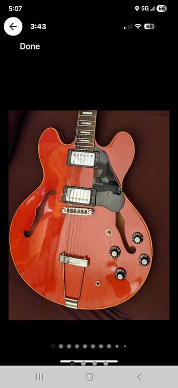 1974 R.K. Herby ES-335 Cherry Red w/ OHSC | Roland + Kasuga, R.K. Herby, Heerby, Japan Vintage, Maxon U1000, Extremely RARE ! image 1