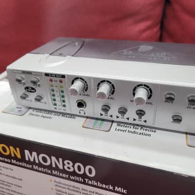 Behringer Minimon MON800 Monitor Controller  - Silver image 4