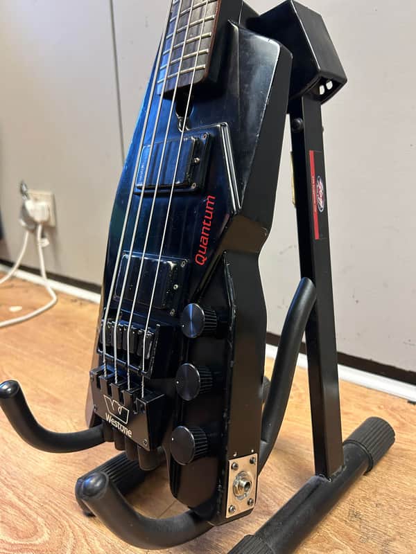 Westone Quantum X850 Black 1985 Headless Electric Bass | Reverb