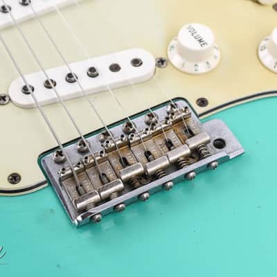 Fender 61 Stratocaster Relic Masterbuilt John English Seafoam Green 2002 image 7