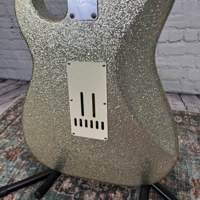 G&L USA Legacy Late 90's - Silver Sparkle (Big Metal-Flake) w/Matching Headstock image 7