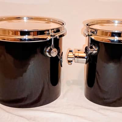 DW DESIGN SERIES CUSTOM HIGH TOMS PAIR-FREE SHIP TO C-USA! image 6