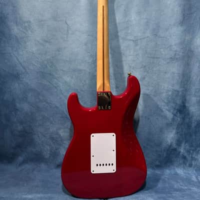 Fender Deluxe Super Strat 2001 - Crimson Red Transparent image 18