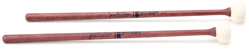 Promark Jonathan Haas Series JH5 Timpani Mallets - Medium-soft (2-pack) Bundle image 1