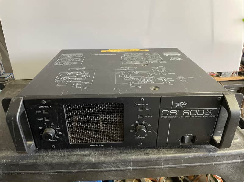 Peavey CS 800 X Amplifier - Black image 1