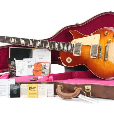 Gibson 1959 Les Paul Standard Reissue Light Aged Cherry Teaburst image 3