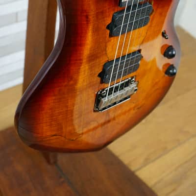Sterling MAJ200X SM John Petrucci Signature - Blood Orange Burst image 8