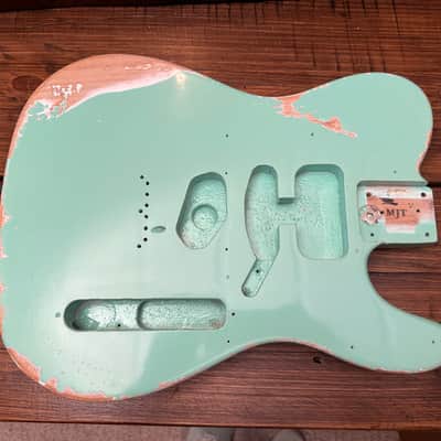 MJT Telecaster Surf green Nashville rout 2023 - Aged image 1
