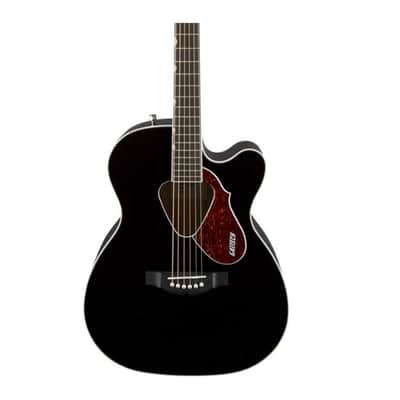 Gretsch G5013CE Rancher Junior Cutaway Acoustic Electric Guitar (Black) Bundle image 5