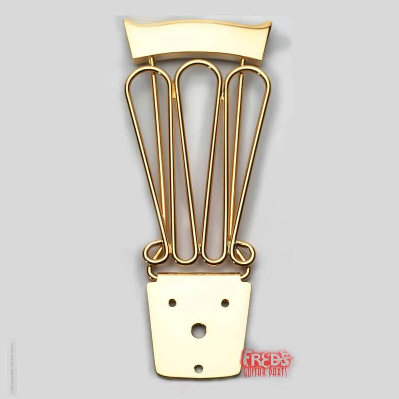 Vintage Gold Byrdland style Tailpiece for archtop image 1
