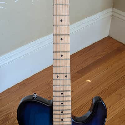 G&L ASAT Special with Maple Fretboard 2021 - Present - Blueburst Reverse headstock image 5