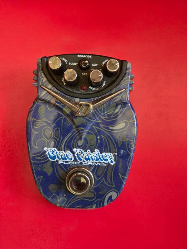 【DANELECTRO】Blue Paisley Pure Drive Danelectro Blue Paisley Pure Drive Overdrive 2000s - Blue paisley
