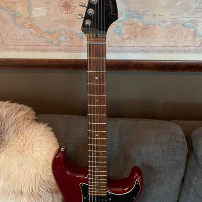 Fender Stratocaster Deluxe American 2008 - Crimson Red Transparent image 3