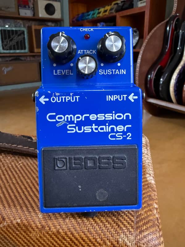 Boss CS-2 Compression Sustainer (Black Label) 1981 - 1989 - Blue