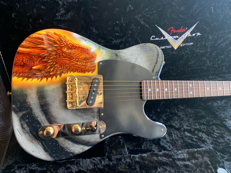 Fender  Esquire-Telecaster 6lb. Custom built w/ custom shop case By former Fender artist and worker. image 1