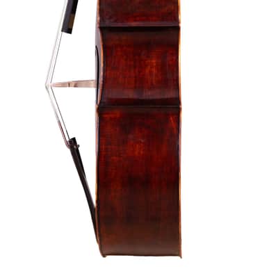 Antique Style Double Bass 3/4 with Flat Back Hand-Made in Romania #17 image 5