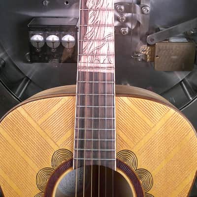 Blueberry Guitar Handmade Acoustic Guitar - Lady Liberty w/ Original Case image 3