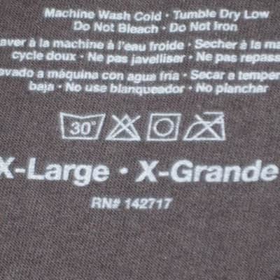 new (no tags) A+ genuine Fender Built to Inspire short sleeve T-Shirt, Black, size XL (X-Large), 100% Cotton, part # (p/n): 9112000606, Black Shirt with Gray, Red, & Black GRAPHIC image 5