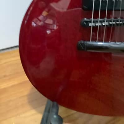 Washburn P290 1997 MIK Transparent Red Electric Guitar image 6