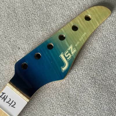 Mini Short Scales Guitar Maple Neck, 24 Frets Fretboard image 5