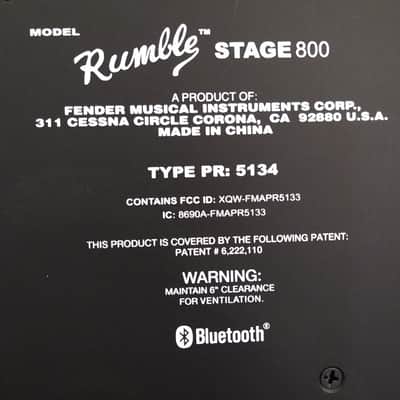 Fender Rumble Stage 800 - 210 Combo image 5