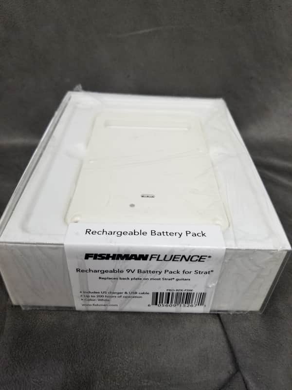 Fishman PRO-BPK-FSW Fluence Rechargeable Battery Pack for Strat image 1