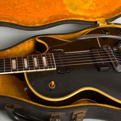 Gibson  Les Paul Custom Solid Body Electric Guitar (1956), ser. #6-7287, original black hard shell case. image 14