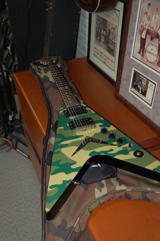 Washburn Dime V Dimebag Darrell Pantera Camo with Camo Gigbag 2004
