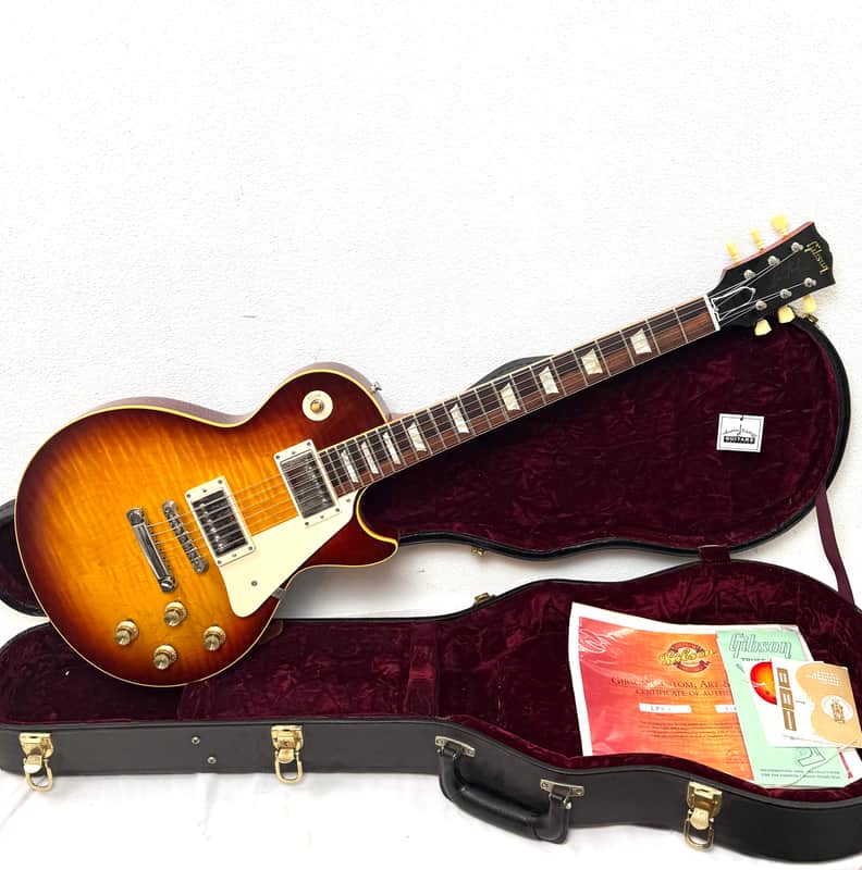 Gibson Custom Shop Historic R0 Les Paul Standard 1960 Reissue 2005 - Flame Ice Tea Burst image 1